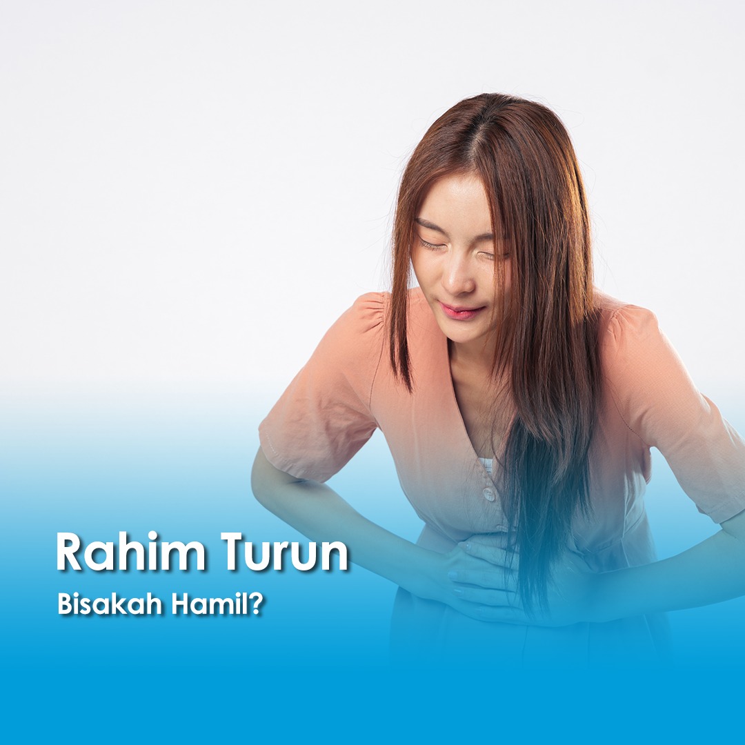 lustrasi seorang wanita memegang perut sambil menahan nyeri terkait kondisi rahim turun. Rahim Turun Bisakah Hamil?